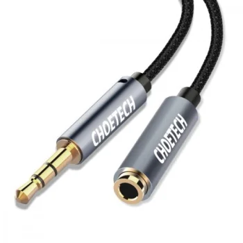 Choetech garso prailginimo laidas AUX 3.5 mm M-F 2 m, juodas