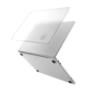 Nešiojamojo kompiuterio dėklas Spigen AirSkin, skirtas MacBook Neo 13" 2026, skaidrus matinis