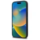 Karl Lagerfeld 3D Rubber Signature dėklas, skirtas iPhone 15, juodas