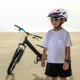 Wozinsky vaikiškas MTB dviratininko šalmas su nuimamu snapeliu S dydis rožinis