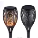 Forever Solar Flame Garden Night Light 96LED 1500mAh IP65, Black