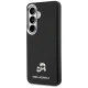 Karl Lagerfeld Saffiano KC Metal Logo MagSafe dėklas Samsung Galaxy S26, juodas