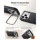 ESR Leather Kickstand MagSafe dėklas telefonui iPhone 18 Pro / 17 Pro, juodas