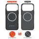 Tech-Protect Ion Carbon MagSafe dėklas iPhone 17 Pro Max, pilkas / juodas