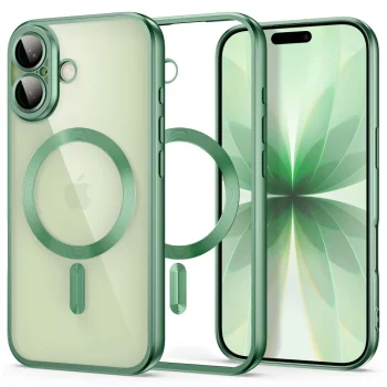 Tech-Protect MagFlex dėklas telefonui Apple iPhone 17 su MagSafe, Matte Green