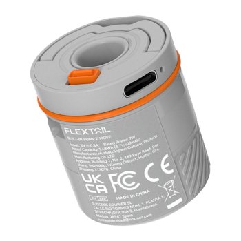 Flextail AVS Capsule kempingo kilimėlių pompa, pilka