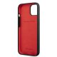 Ferrari dėklas iPhone 13 mini telefonui, juodas