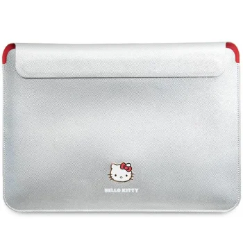 Hello Kitty Metal Logo 14" nešiojamojo kompiuterio dėklas, sidabrinis