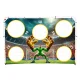 Movepro futbolo vartai su taikinio siena 180x122 cm, balti