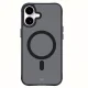 3mk dėklas iPhone 16 telefonui Smoke MagCase su MagSafe, dūmų spalvos