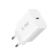 Tech-Protect NC20W PD 20W USB-C įkroviklis su USB-C laidu, baltas