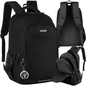 Mokyklinė kuprinė Kruzzel 22L, juoda