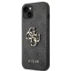 Guess 4G Big Metal Logo dėklas iPhone 13 / 14 / 15, pilkas