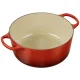 Ketaus troškintuvas Le Creuset Signature 26 cm, 5.3 l, apvalus, Cerise