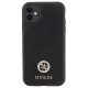 Guess 4G Strass Metal Logo dėklas iPhone 11 / XR, juodas