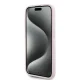 Karl Lagerfeld dėklas iPhone 15 Pro telefonui Diagonal Quilted Script, rožinis