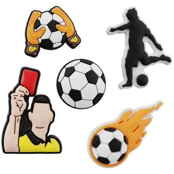 3D lipdukų rinkinys Football, 5 vnt.