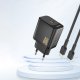 Dudao A27P 30W PD GaN USB-C įkroviklis, juodas