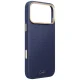 Dėklas Uniq Coehl Mirelle Magnetic Charging, skirtas iPhone 18 Pro Max / 17 Pro Max, mėlynas