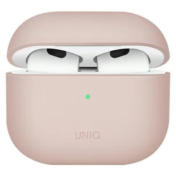 Apple Airpods 3 Gen. Uniq Etui Lino Case Cover, Pink
