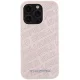Karl Lagerfeld dėklas, skirtas iPhone 15 Pro Max, Quilted K Pattern, rožinis