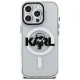 Karl Lagerfeld IML Karl Sketch Logo MagSafe dėklas iPhone 16 Pro Max, skaidrus