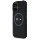 BMW M Silicone Printed Ring MagSafe dėklas, skirtas iPhone 16, juodas