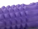 Rifliuotas masažinis volelis EVA, 32 cm, violetinis