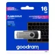 Goodram Twister 16 GB USB 3.0 atmintinė, juoda