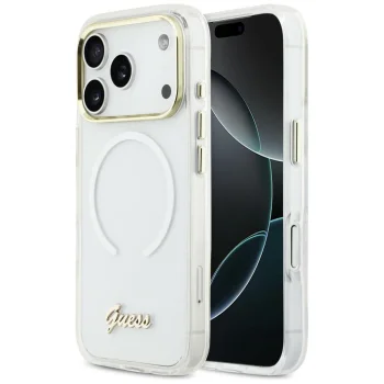 Guess IML Gradient MagSafe Dėklas iPhone 17 Pro Max Baltas