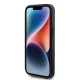Guess dėklas iPhone 15 Plus telefonui 4G Strass Metal Logo, juodas