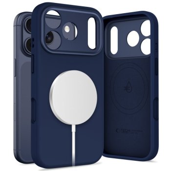 Tech-Protect Uniq MagSafe dėklas iPhone 17 Pro - tamsiai mėlynas