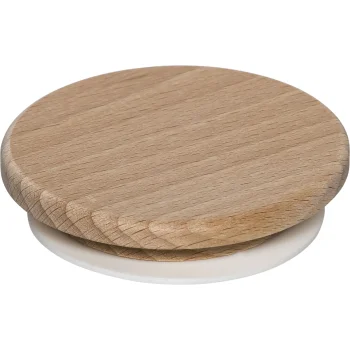 WECK medinis dangtelis stiklainiams 60 mm, bukas