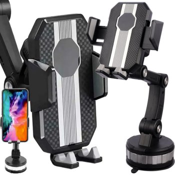 Car Phone Holder for Windshield and Dashboard