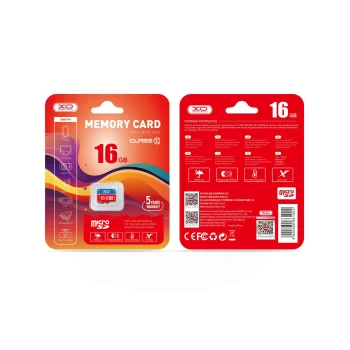 XO 16GB microSDHC Class 10 Memory Card, Red