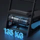 Elektrinis bėgimo takelis JK1205, sulankstomas, 135 kg, juodas