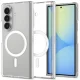 Spigen AirSkin Zero MagFit dėklas skirtas Samsung Galaxy Z Fold 8 Ultra, skaidrus/baltas