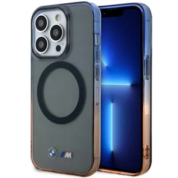 BMW dėklas iPhone 14 Pro Max telefonui su MagSafe, pilkas