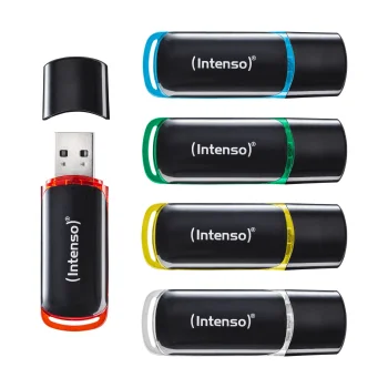 USB atmintinių rinkinys Intenso Business Line 32 GB, USB 2.0, 5 vnt., įvairių spalvų (3511585)