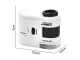 Compact Phone Microscope Clip 80x Zoom with LED and UV Light