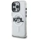 Karl Lagerfeld IML Choupette Sketch MagSafe dėklas iPhone 16 Pro Max, skaidrus