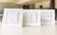 Sieninis jungiklis Shelly Wallswitch4White 4 mygtukų, baltas