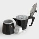 Moka Pot kavos virimo aparatas 300ml - 6 puodeliai, juodas