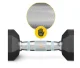 4Fizjo 989 Hex Dumbbell, 7.5 kg, Black
