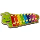 Medinis edukacinis ksilofonas vaikams „Caterpillar“