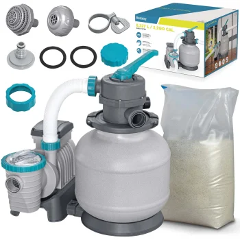 Smėlio filtravimo siurblys Bestway 58499 8327 l/val. + 25 kg smėlio