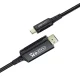 Acefast C1 USB-C į HDMI vaizdo laidas 4K 60Hz HDR 1.8m, juodas