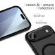 Dėklas Tech-Protect MagCam MagSafe skirtas iPhone 17 Air, matinis juodas