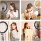 Puluz LED RGB Vlogging Ring Photo Video Light Lamp 30cm ( Without Tripod )