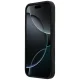 Mercedes Leather 3D MagSafe dėklas telefonui iPhone 17 Pro Max, juodas
